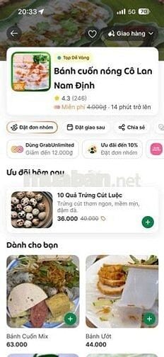 SANG NHƯỢNG TOÀN BỘ MÔ HÌNH KINH DOANH BÁNH CUỐN CÔ LAN NAM ĐỊNH