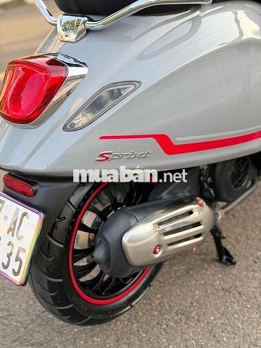 Chính chủ phố VESPA_iget 9.000km Xám xi măng