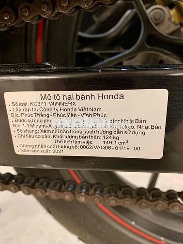 Honda Winner X V2 ABS 2021 Chính Chủ BSTP Giá Tốt