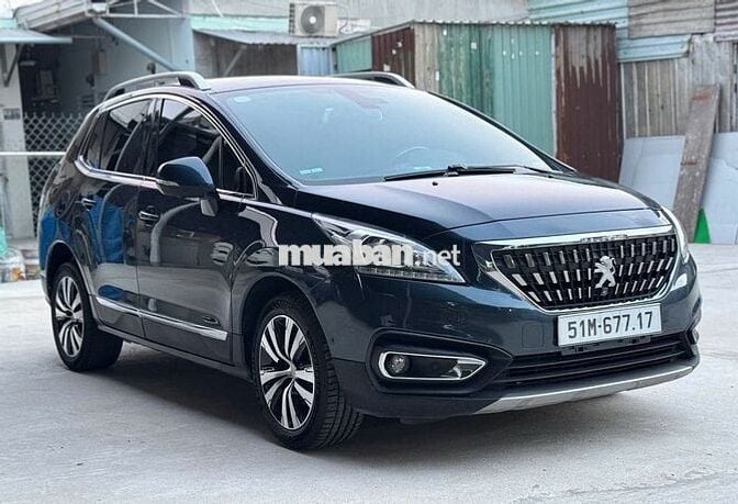 Peugeot 3008 1.6 Turbo 2018 Xanh Ánh Tím quá đẹp