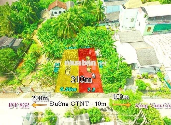 Hàng thơm, chỉ 1.1 tỷ sở hữu 310m² đất thổ vườn đường xe cont