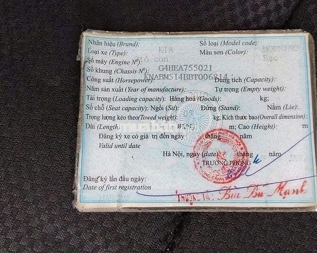 KIA MORNING TỰ ĐỘNG NHẬP KHẨU 2010, 1 CHỦ TỪ ĐẦU