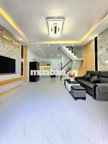 🔔🔔🔔nhà xây mới 100% đường trước nhà 4 m, gần cầu Phú Xuân kế quận 7🔔🔔🔔