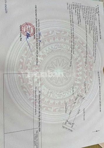 Lô đất 101m2 ngay trục Kiều Trung An Dương Hải Phòng