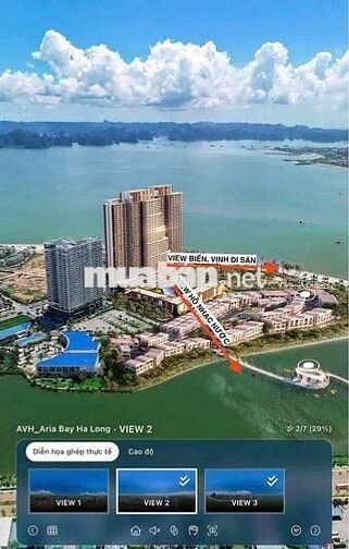 ARIA BAY BIỂU TƯỢNG NGHỈ DƯỠNG - VỊNH DI SẢN HẠ LONG CHỈ 2.36 TỶ