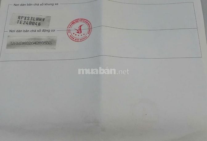 Tìm giấy tờ gốc CoC của xe máy điện Vinfast ở Mông Dương
