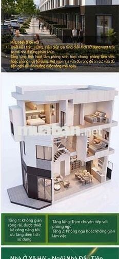 NHÀ LIỀN KỀ 1 TRỆT 1 LỬNG 1 LẦU, TỪ 440tr HOÀN THIỆN FULL NỘI THẤT