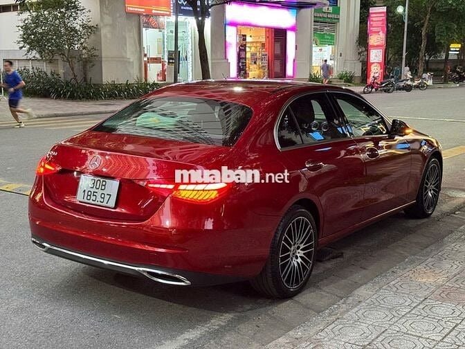 Mercedes C200plus V1 2023 Màu Đỏ nội thất Đen