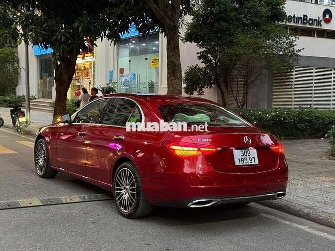 Mercedes C200plus V1 2023 Màu Đỏ nội thất Đen