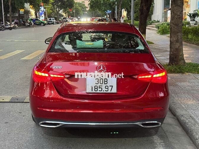Mercedes C200plus V1 2023 Màu Đỏ nội thất Đen