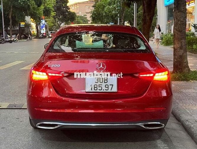Mercedes C200plus V1 2023 Màu Đỏ nội thất Đen