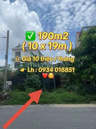 Cho thuê kho 200m2 ( 10 x 20m ) có gác 
