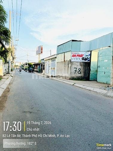 Bán đất mặt tiền kinh doanh đường Lê Tấn Bê, Phường An Lạc, Bình Tân