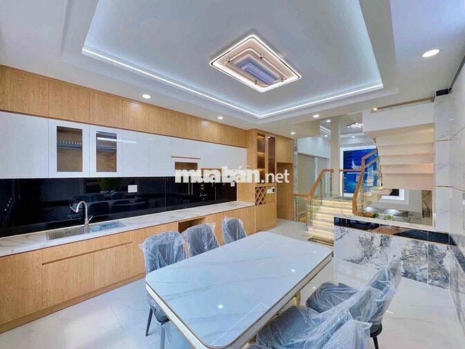 Bán nhà Lê Đình Cẩn Bình Tân 50m2 4 tầng+lửng đồng bộ mới full nội thấ
