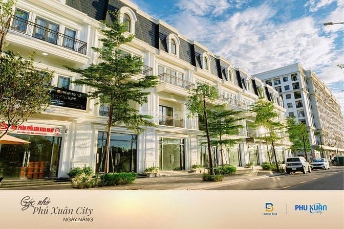 Shophouse mặt tiền Trường và Chợ chỉ vs 2ty4 (30%) dòng tiền cho thuê 