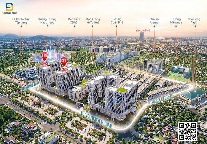 Shophouse mặt tiền Trường và Chợ chỉ vs 2ty4 (30%) dòng tiền cho thuê 