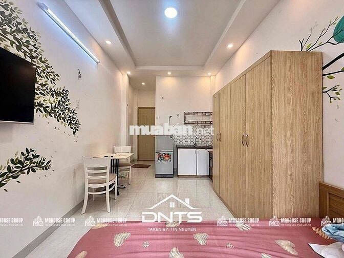 Phòng trọ quận 1 full nội thất ban công gần đh Văn Lang,Hoa Sen, Metro
