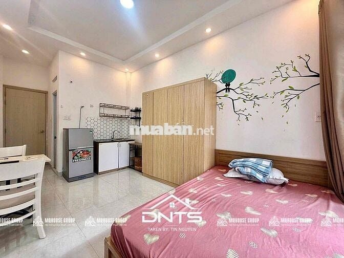 Phòng trọ quận 1 full nội thất ban công gần đh Văn Lang,Hoa Sen, Metro