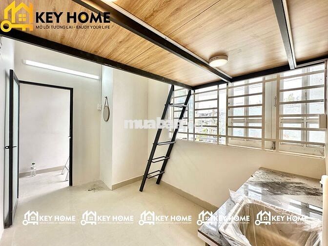 Duplex cửa sổ trời giá rẻ gần emart, có máy lạnh