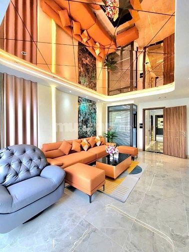 Bán nhà đẹp 6 lầu hẻm 535 Thống Nhất 100m2 T.máy gần trường C2 12.8 tỷ