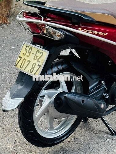 Honda Vision cuối 2019 Đỏ đô bstp 9 chủ smkey