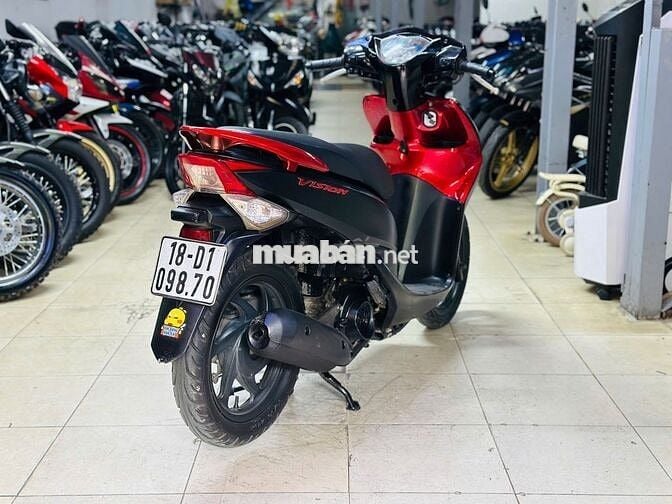 XE MÁY THỊNH PHÁT- VISION 110 ĐEN NHÁM ZIN NÉT 