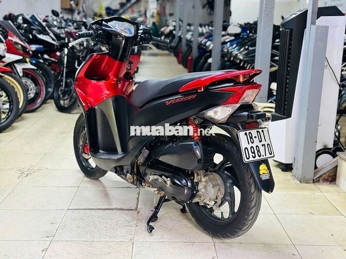 XE MÁY THỊNH PHÁT- VISION 110 ĐEN NHÁM ZIN NÉT 