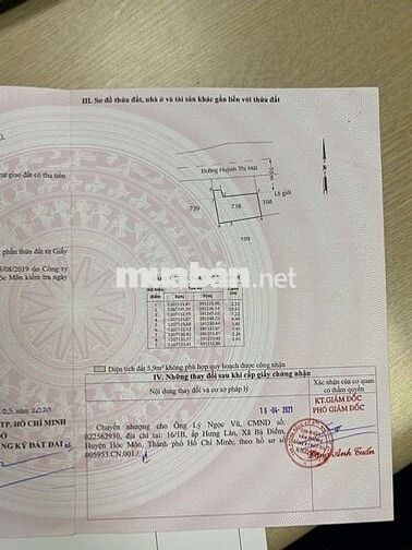 CHÍNH CHỦ BÁN ĐẤT MẶT TIỀN THỔ CƯ 100% GIÁ NHƯ TRONG HẺM 
