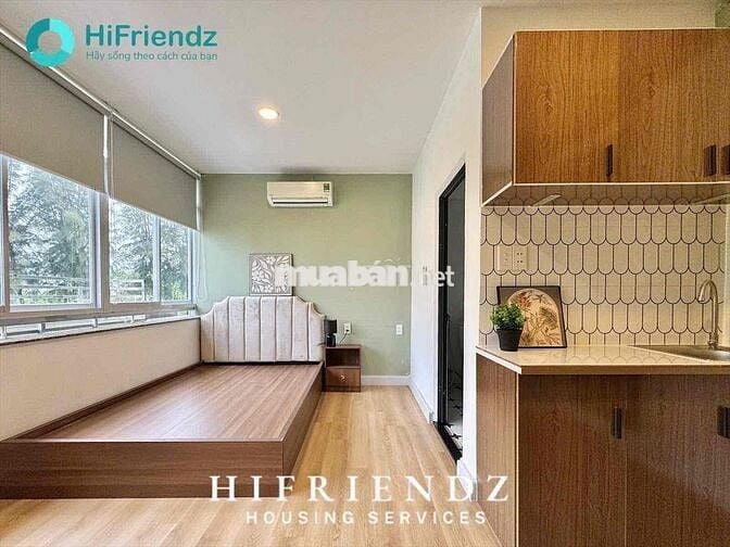 Trống sẵn phòng Studio Cửa sổ sáng siêu đẹp , Ngay Đường số 9A