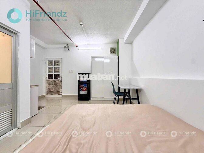 🔥PHÒNG STUDIO FULL NỘI THẤT_THANG MÁY_GẦN CẦU CÔNG LÝ_NHẬN XE ĐIỆN✅