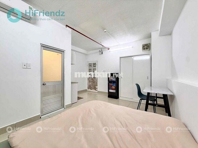 🔥PHÒNG STUDIO FULL NỘI THẤT_THANG MÁY_GẦN CẦU CÔNG LÝ_NHẬN XE ĐIỆN✅