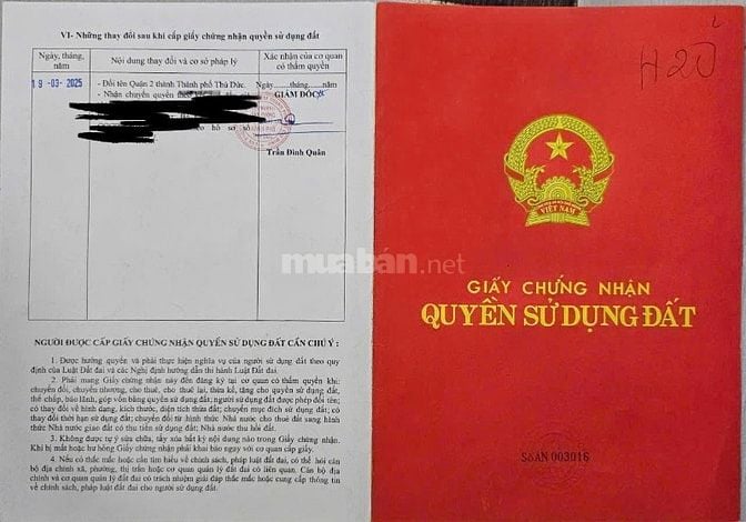 BÁN LÔ ĐẤT FULL THỔ CƯ – KDC SẦM UẤT, VỊ TRÍ ĐẸP PHƯỜNG BÌNH TRƯNG