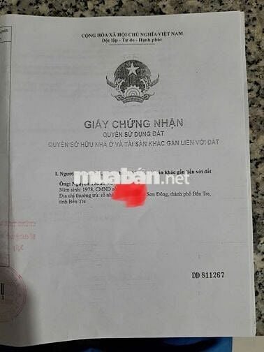 Đất Nền Mặt Tiền QL57C gần KCN AN HIỆP 