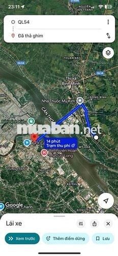 Đất mặt tiền Quốc lộ 54 phường Đông Thành