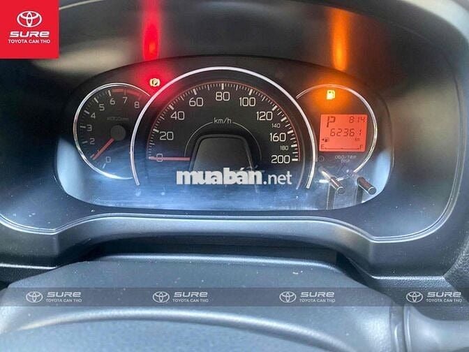 Toyota Wigo 1.2G CVT 2020 Đen 62.000 km
