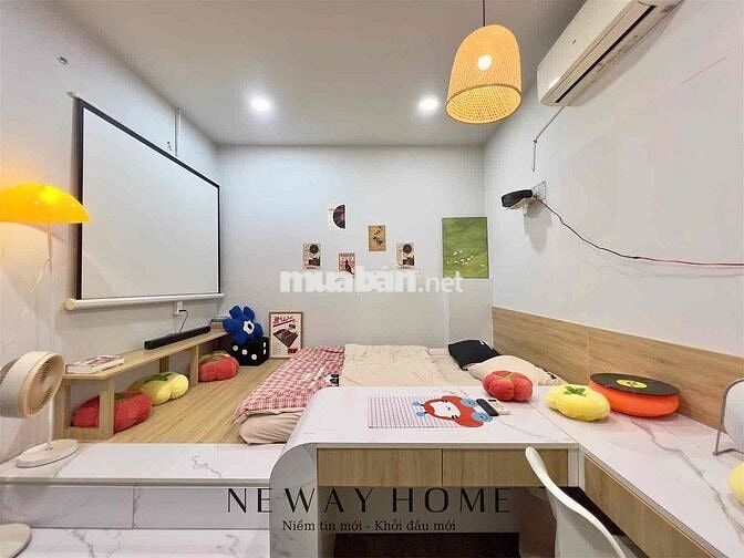 Phòng dạng 1PN full nội thất đẹp lung linh kế bên cầu Nguyễn Văn Cừ
