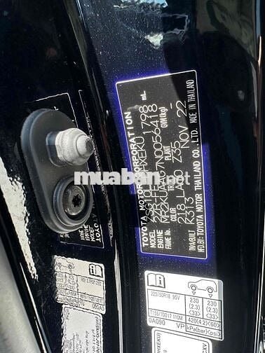 Toyota Corolla Cross V 2022 Số tự động Đen
