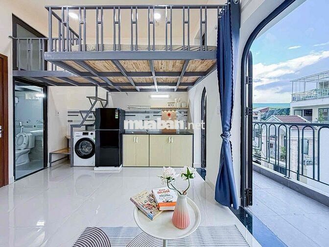 DUPLEX BAN CÔNG THOÁNG - FULL NỘI THẤT - MÁY GIẶT RIÊNG