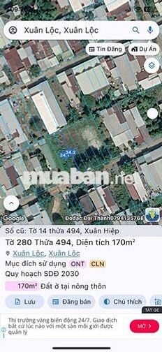 GIÁ CHẠM ĐÁY! LÔ ĐẤT 10M MẶT TIỀN – 350M² FULL THỔ CƯ