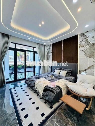 NHÀ PHỐ LUXURY XÂY MỚI 5 TẦNG 65M2  - HẺM XE TẢI 1 TRỤC - THANG MÁY