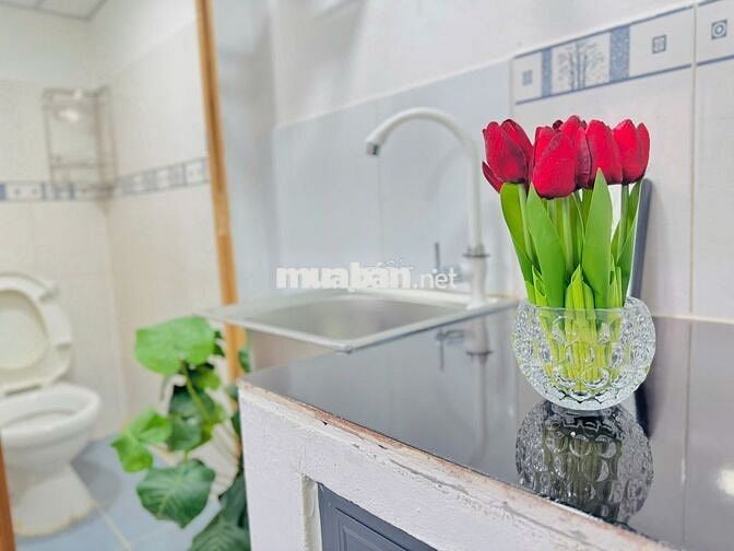 📍PHÒNG RỘNG GÁC CAO NỘI THẤT CƠ BẢN GIÁ SIÊU RẺ NẰM NGAY BÀ HOM QUẬN 6