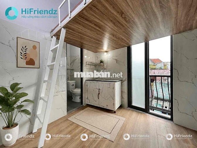 Phòng trọ gác lửng BAN CÔNG mới xây sát bên VLU cs2