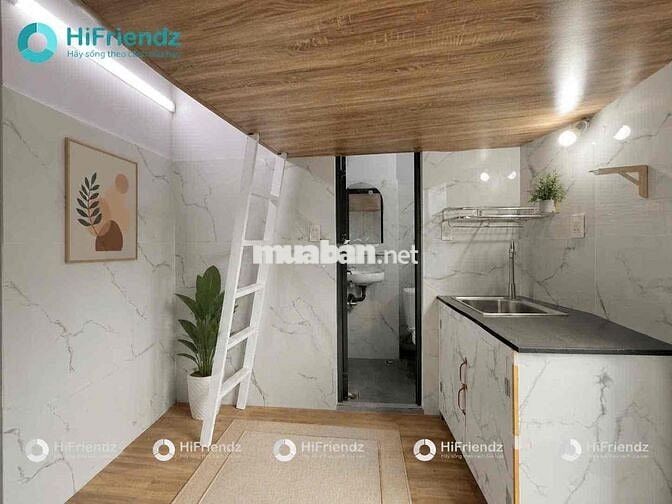Phòng trọ gác lửng BAN CÔNG mới xây sát bên VLU cs2