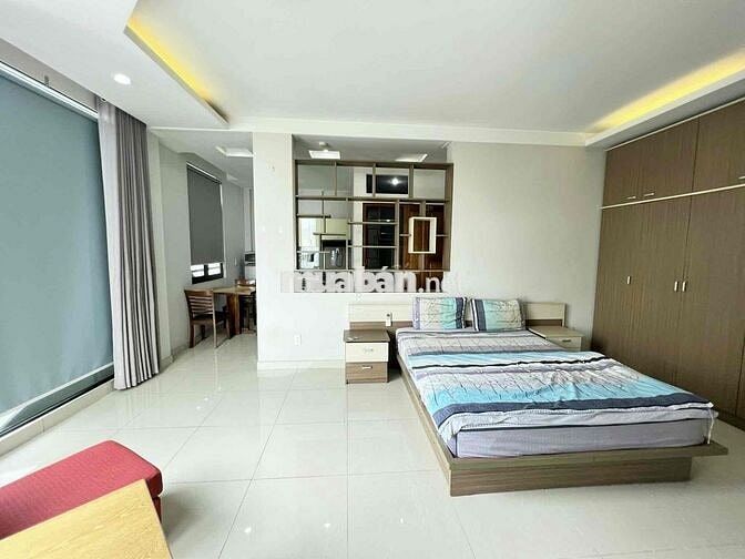 CHO THUÊ CĂN HỘ 1PN MẶT TIỀN VIEW KÍNH FULL_NỘI THẤT GẦN ĐẠI HỌC HUTEC
