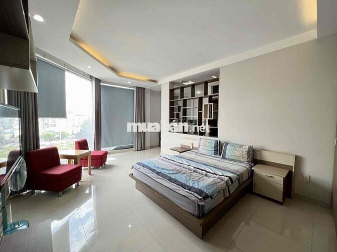 CHO THUÊ CĂN HỘ 1PN MẶT TIỀN VIEW KÍNH FULL_NỘI THẤT GẦN ĐẠI HỌC HUTEC