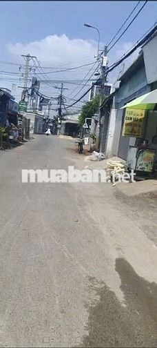 BÁN ĐẤT SAU CHỢ ĐẦU MỐI, 6x17m, HẺM XE HƠI, SHR