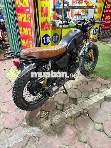 Suzuki 125 Đen Xe máy côn tay