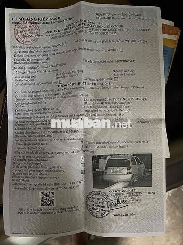 Kia Morning SLX 2006 Số sàn Bạc