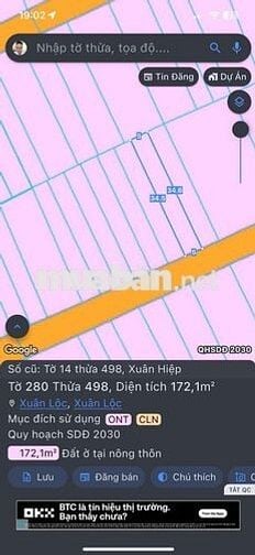 Bán đất Xuân Hiệp, Xuân Lộc - 170m² - Giá giảm còn 990 triệu