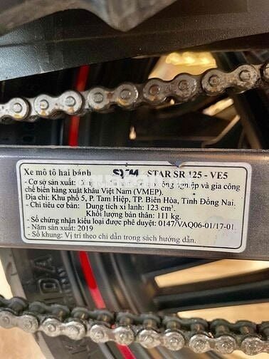 🔥 SYM Star SR 125 Côn Tay Biển 29 Chính Chủ Xe Đẹp